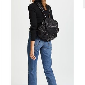 Alexander Wang Black leather mini marti backpack
